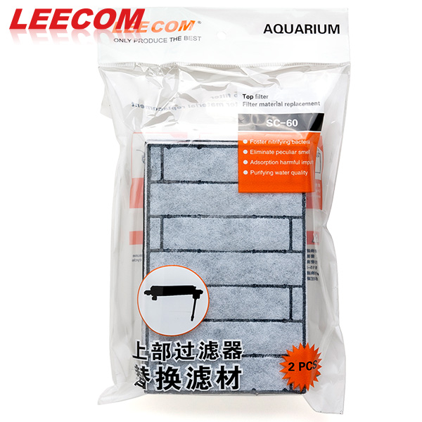 LEECOM 리콤일체형어항 600용 리필필터(2개입) [SC-60]