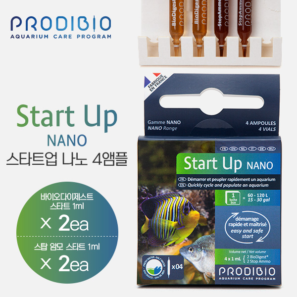 프로디바이오 스타트업 나노(StartUp NANO) 생박테리아+암모니아제거 4개입