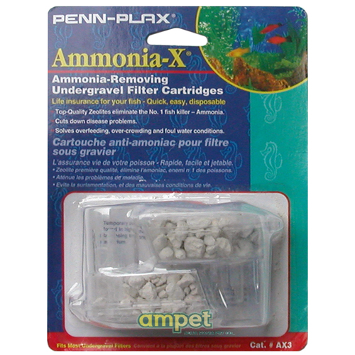 PENNPLAX clear-free용 제오라이트 출수구 [Universal Ammonia-X]AX-3