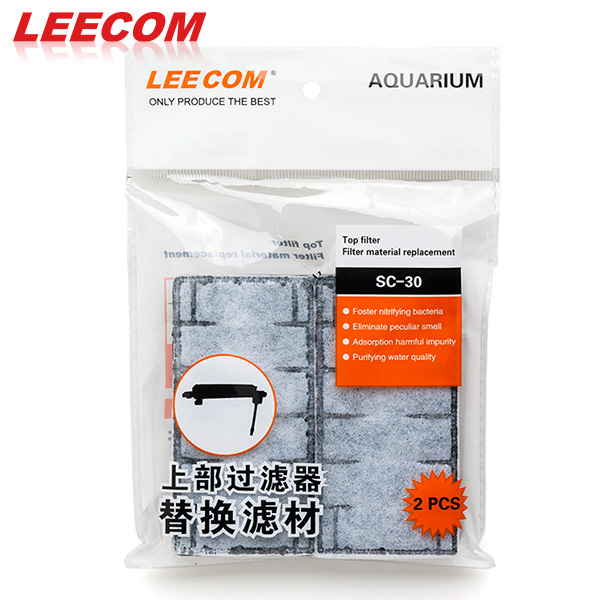 LEECOM 리콤일체형어항 460용 리필필터(2개입) [SC-40]